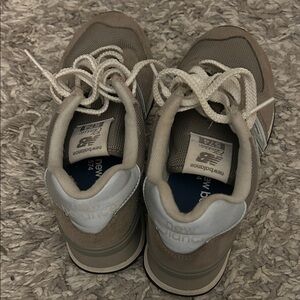 New Balance Kids' Brown and Gray Sneakers